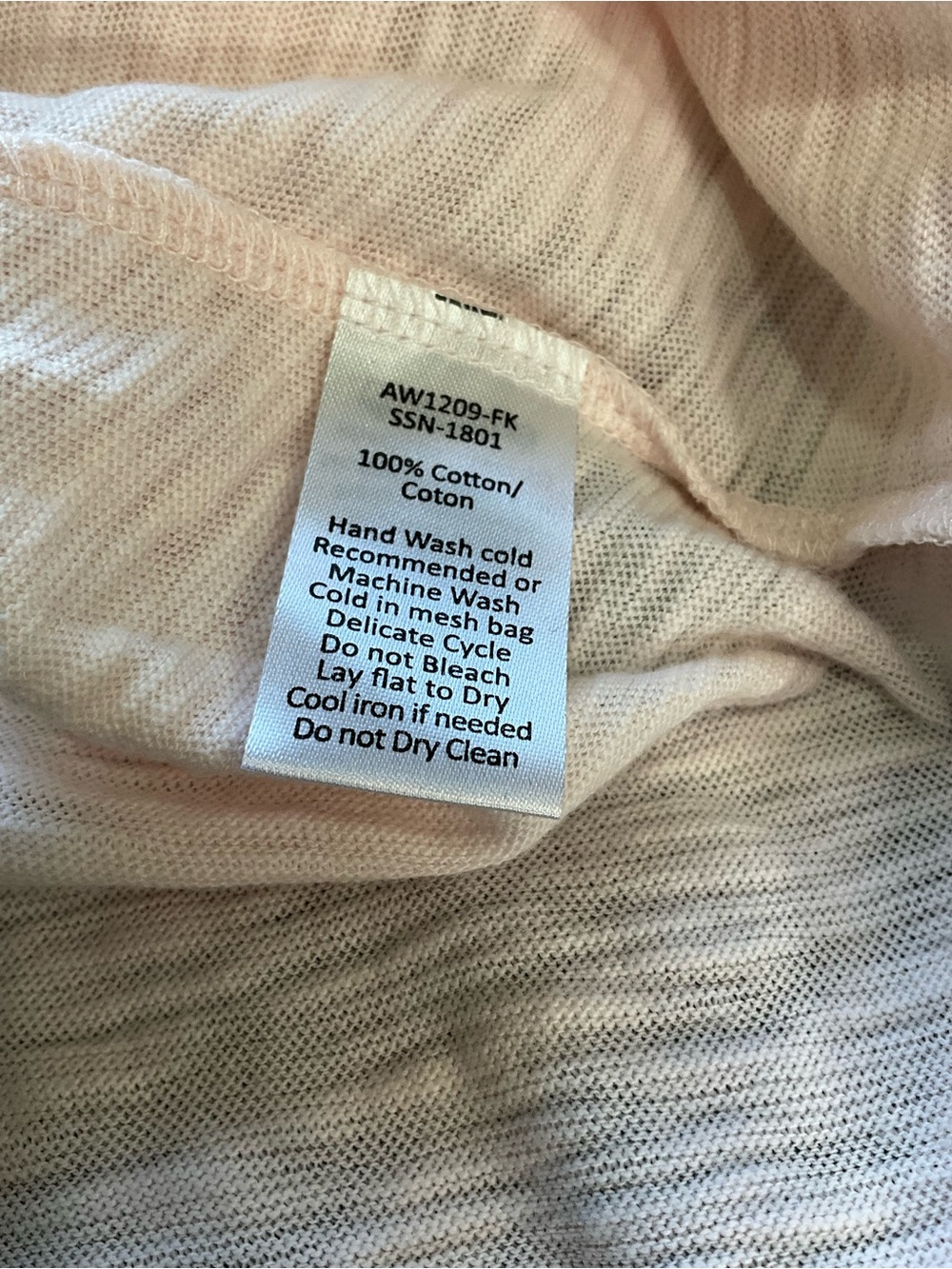 ATM Anthony Thomas Schoolboy Melillo Pale Pink Slub Crewneck Tee M - Picture 10 of 10